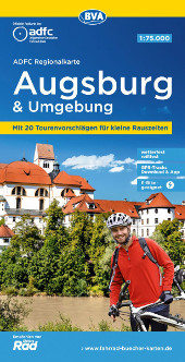 Fahrradkarte Augsburg ADFC Regionalkarte Coverbild